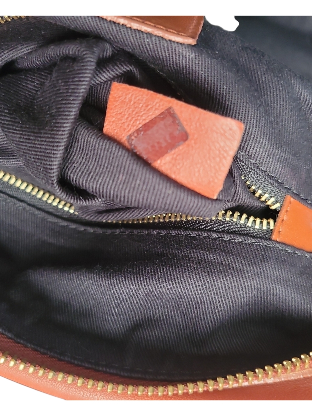 See By Chloe' 2 Way Handbag Shoulder Bag Leather Burnt Orange - Picture 12 of 13